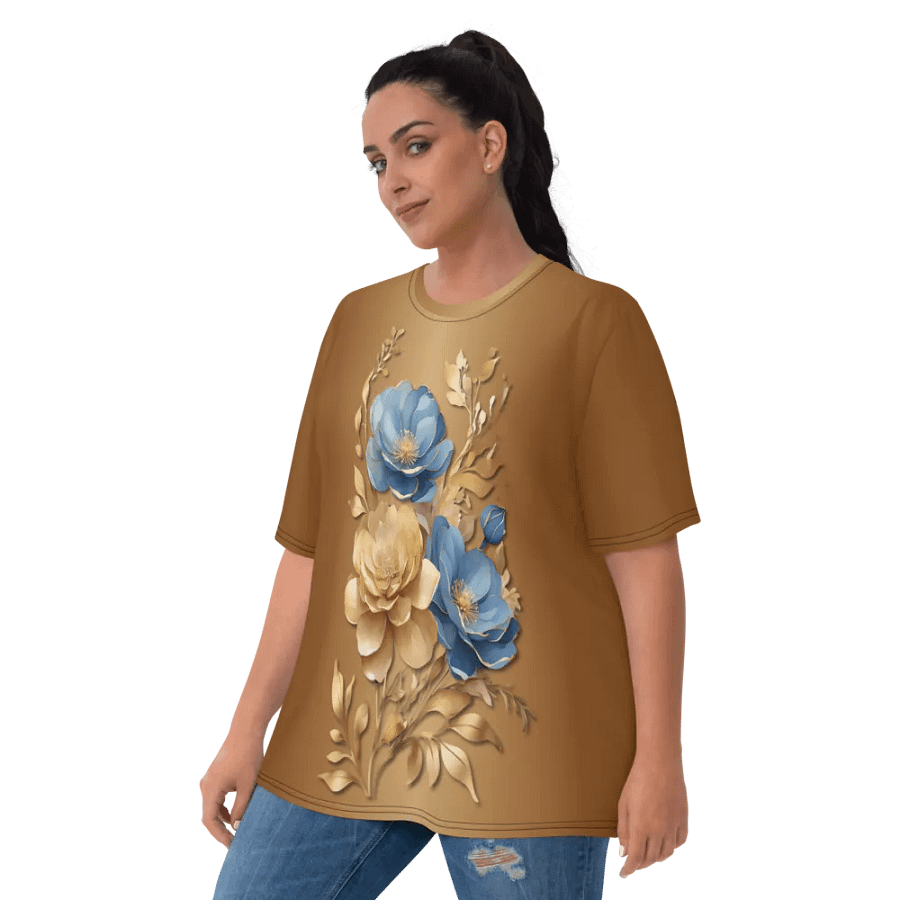 Floral Themed All Over Print T-shirt product image (3)