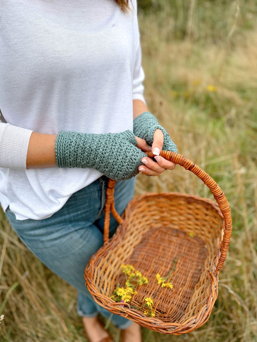 Mystical Mitts - Crochet Fingerless Mitts Pattern Child to Adult Sizes product image (6)