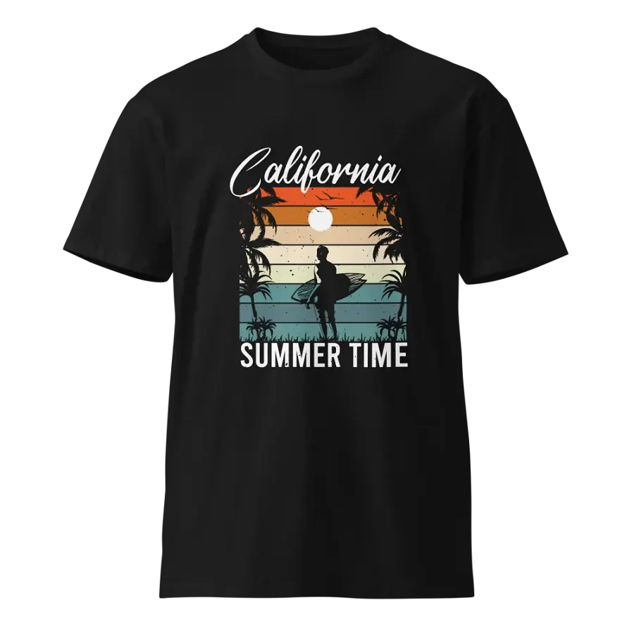 California Dreaming Sunset Surf T-Shirt product image (2)