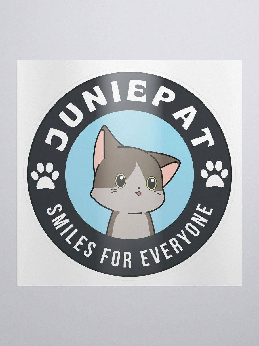 Juniepat Smiles Logo Sticker product image (1)