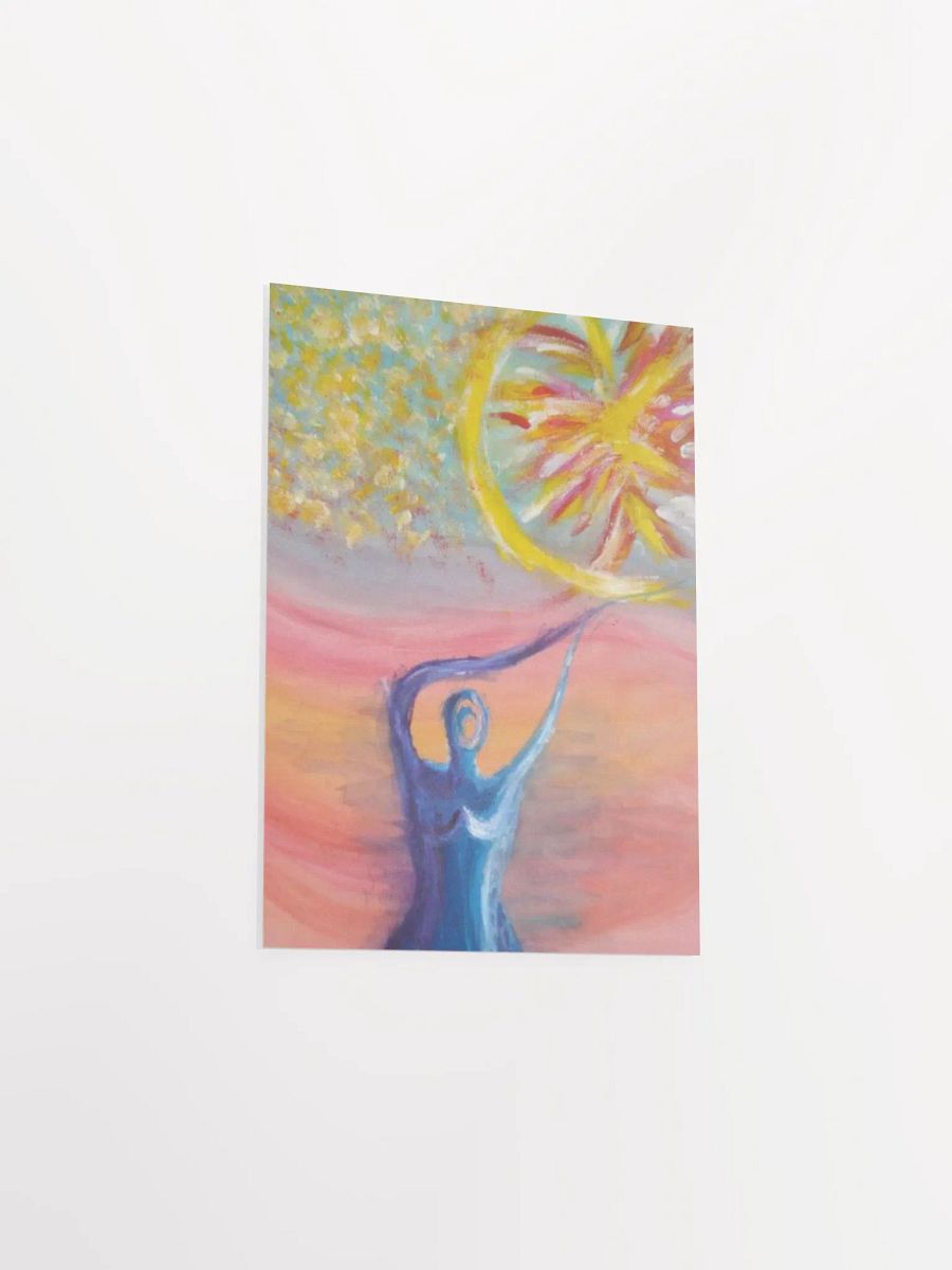 Aspiration in Blue: Matte Paper Poster product image (3)