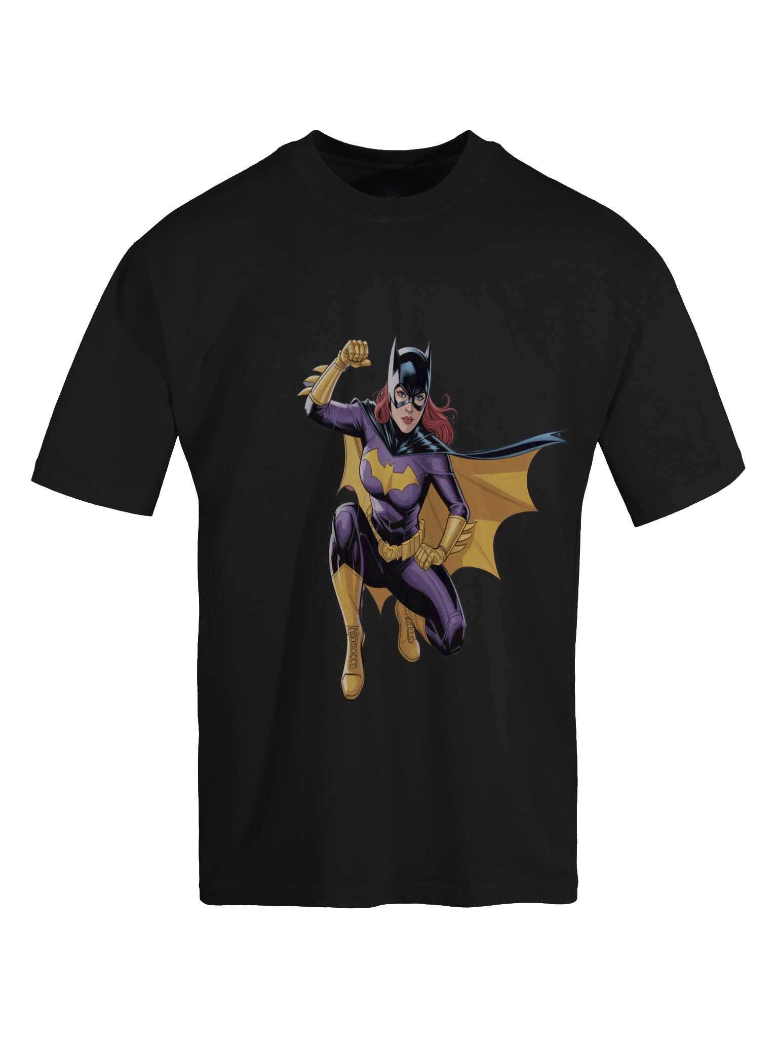Batgirl Shadow Stance Oversized Faded T-Shirt product image (1)