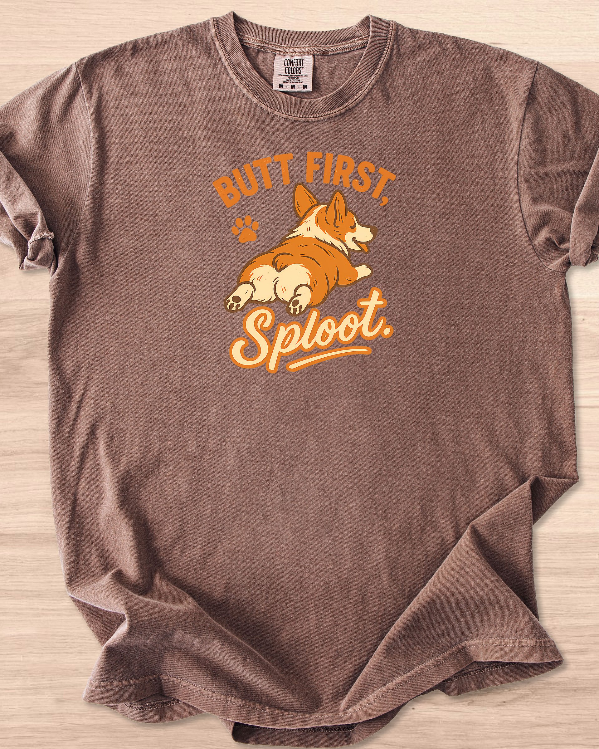 Butt First Sploot (Corgi) Tee product image (32)