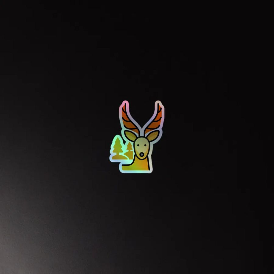 Vadideki Geyik Holographic Sticker Set product image (4)