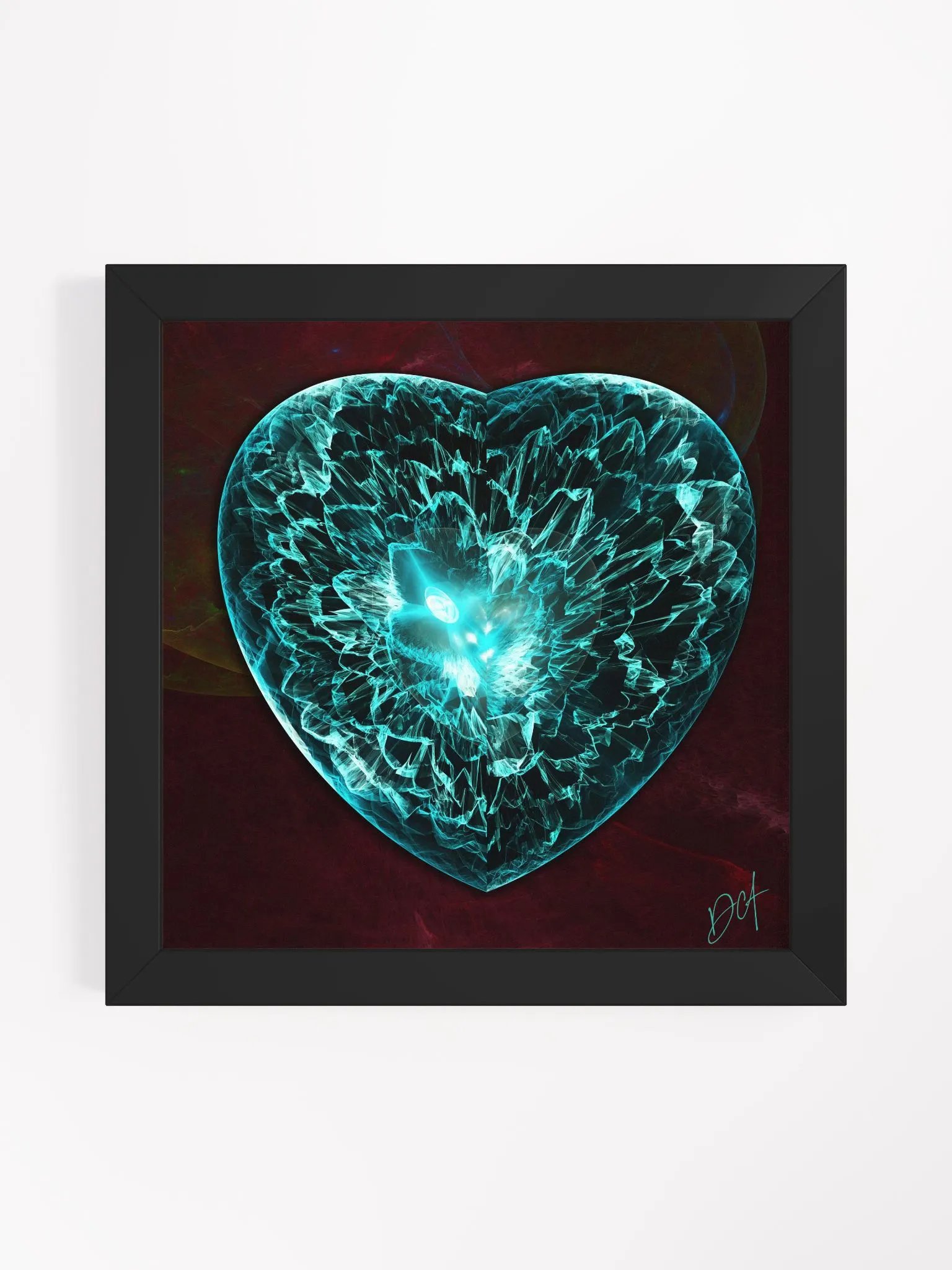 Crystal Heart - Framed Matte Poster product image (2)