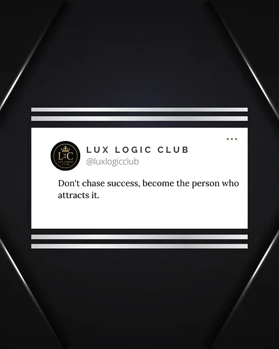 Your focus should be on becoming, not getting. Elevate your mindset, skills, and energy, and success will find you. What’s on...