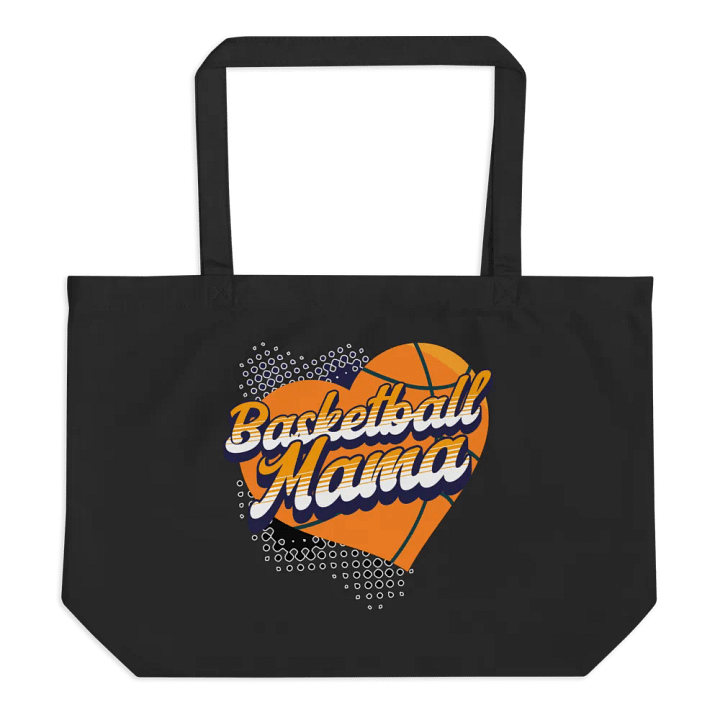 Mama Heart Basketball Tote product image (1)