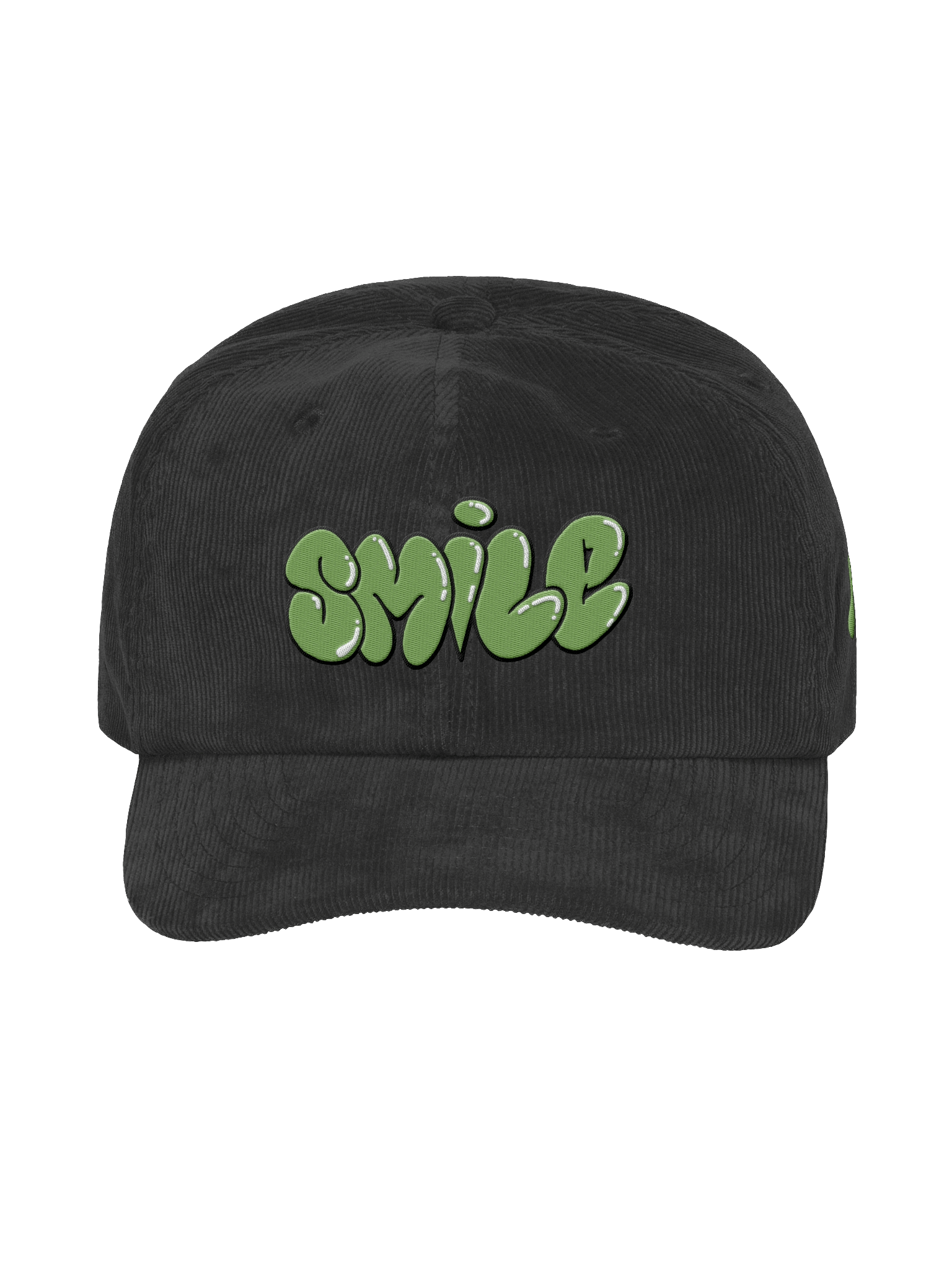 Dill's Smile Line Embroidered Corduroy Dill Pickle Cap product image (2)