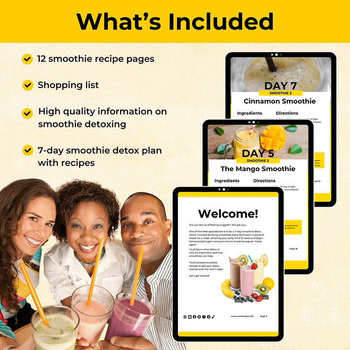 7-day Smoothie Detox Plan with Recipes product image (2)