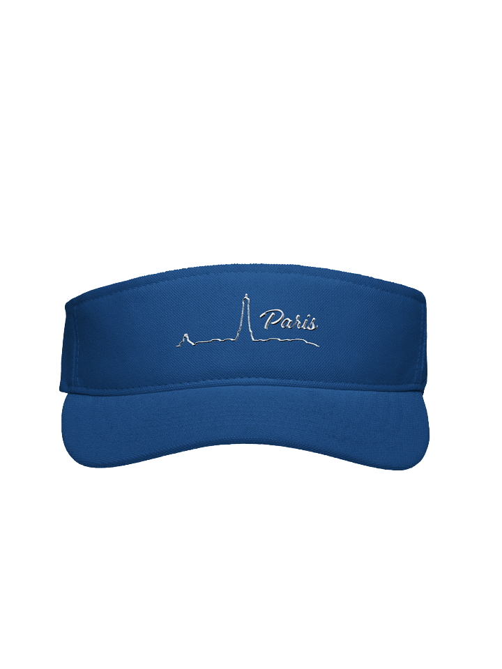 Paris City Skyline Embroidered Flexfit Visor product image (4)