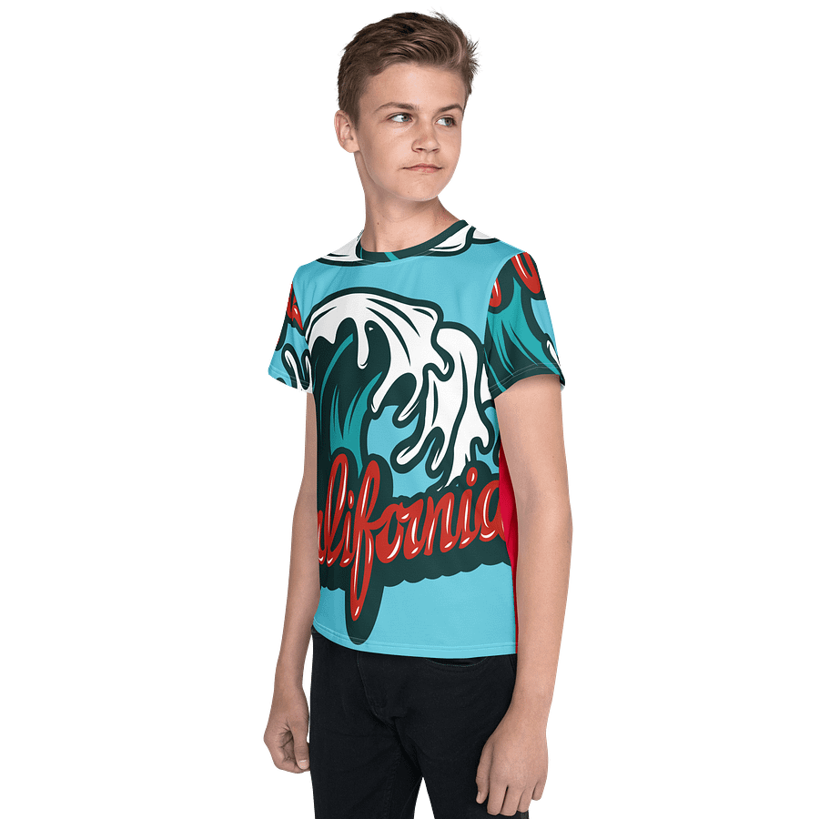 California Wave All-Over Print T-Shirt product image (4)