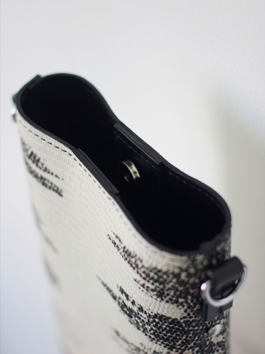 Lizard-embossed Leather Mini Bag product image (9)