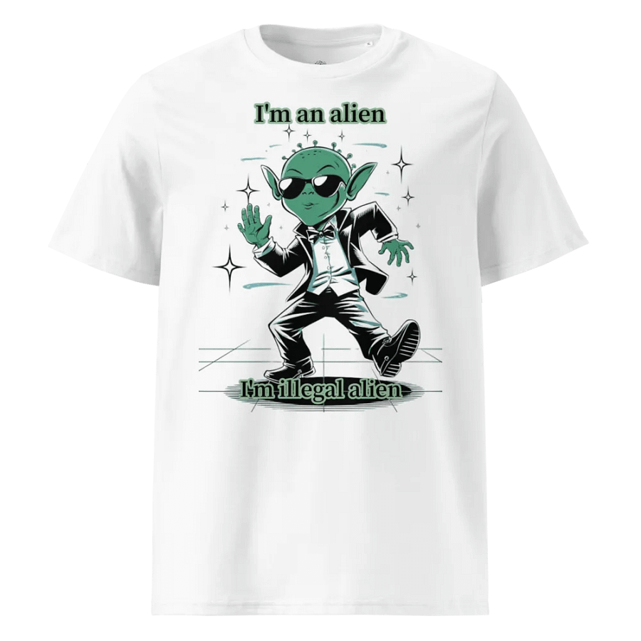 Disco Alien Cotton T-Shirt product image (1)