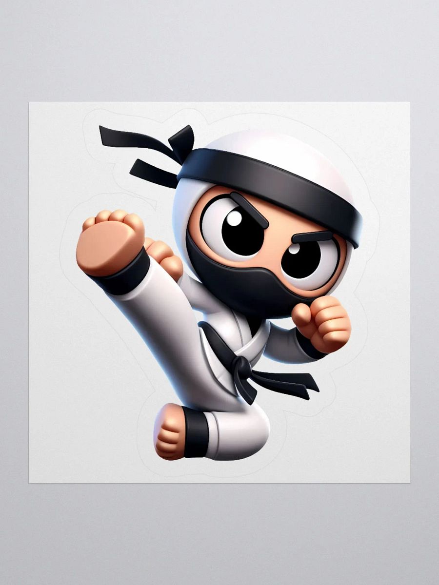 Cute Ninja Sticker v1 product image (3)