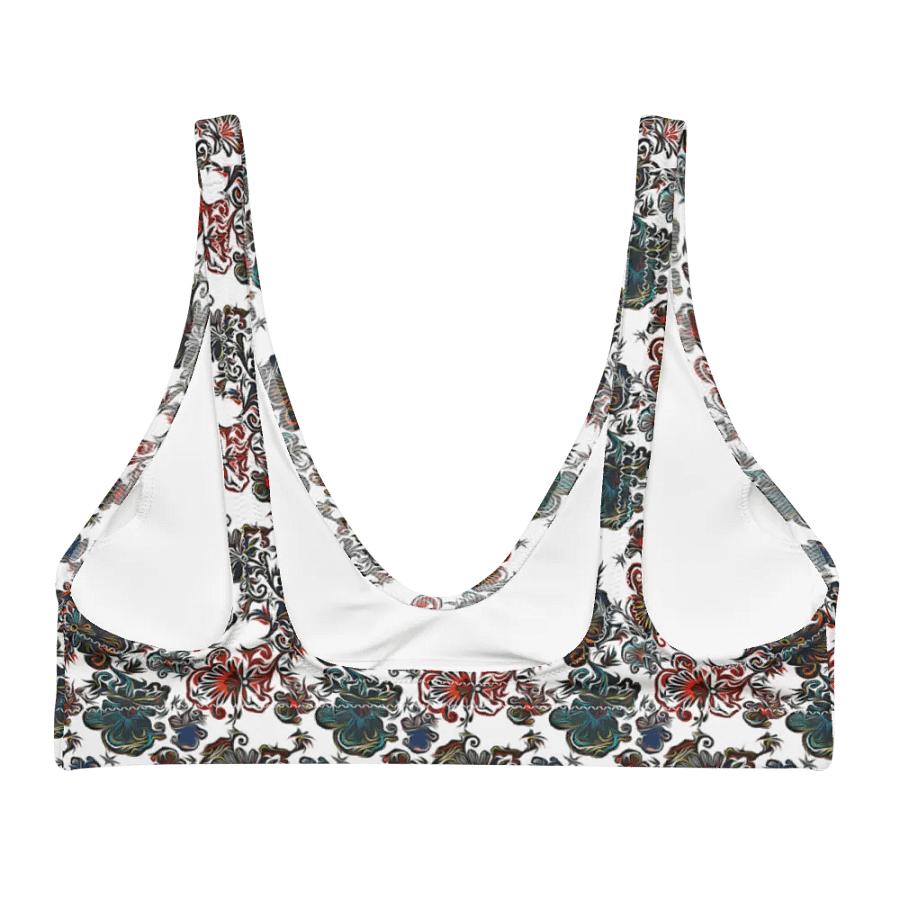 Mysterious Flowers | Recycled Padded Bikini Top product image (8)