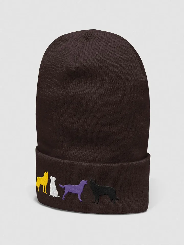 Nonbinary Pride Dogs Beanie product image (12)