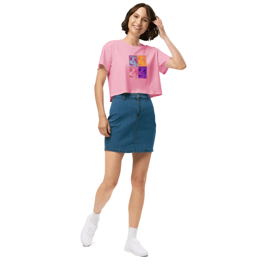 Pop Mox Crop Top T-Shirt product image (32)