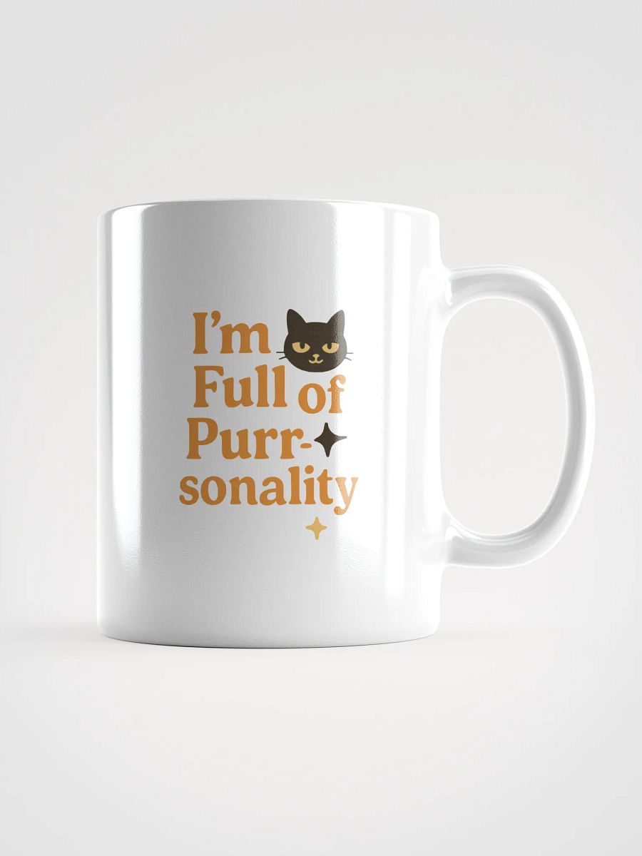 I’m Full of Purr-sonality White Glossy Mug product image (3)