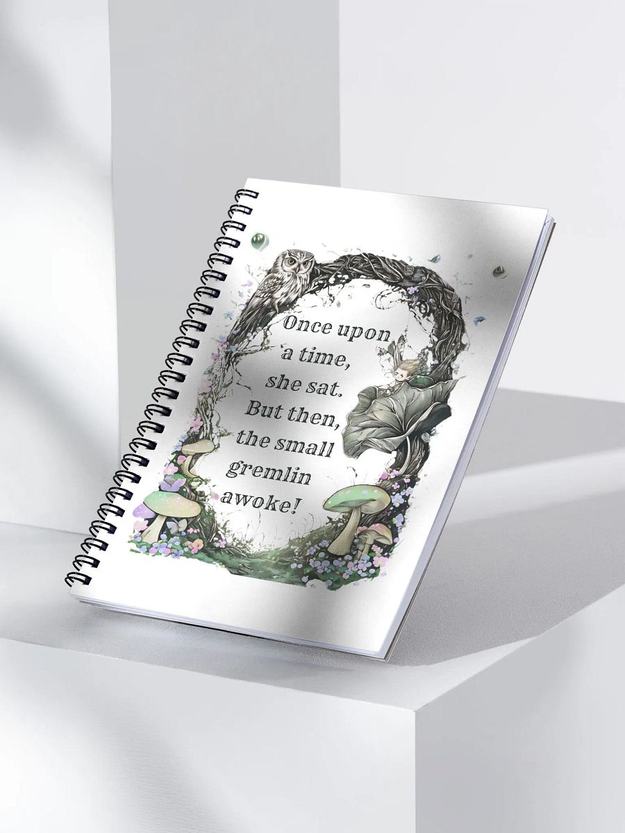 Once Upon A Time She Sat... - Funny Fairytale Notebook For Mom product image (3)