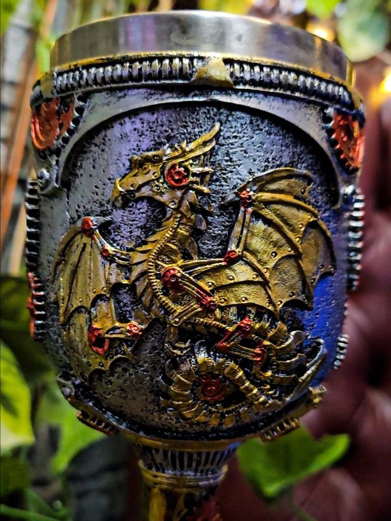 The Armored Kingdom Gearwing Mechanical Dragon Goblet product image (5)