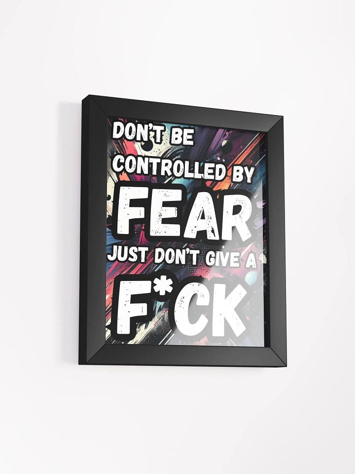 Fearless Graffiti Motivation Poster | 
