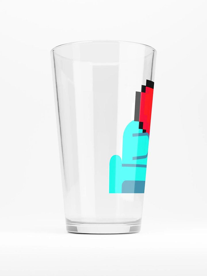 Pixel Heart Gaming Pint Glass product image (2)