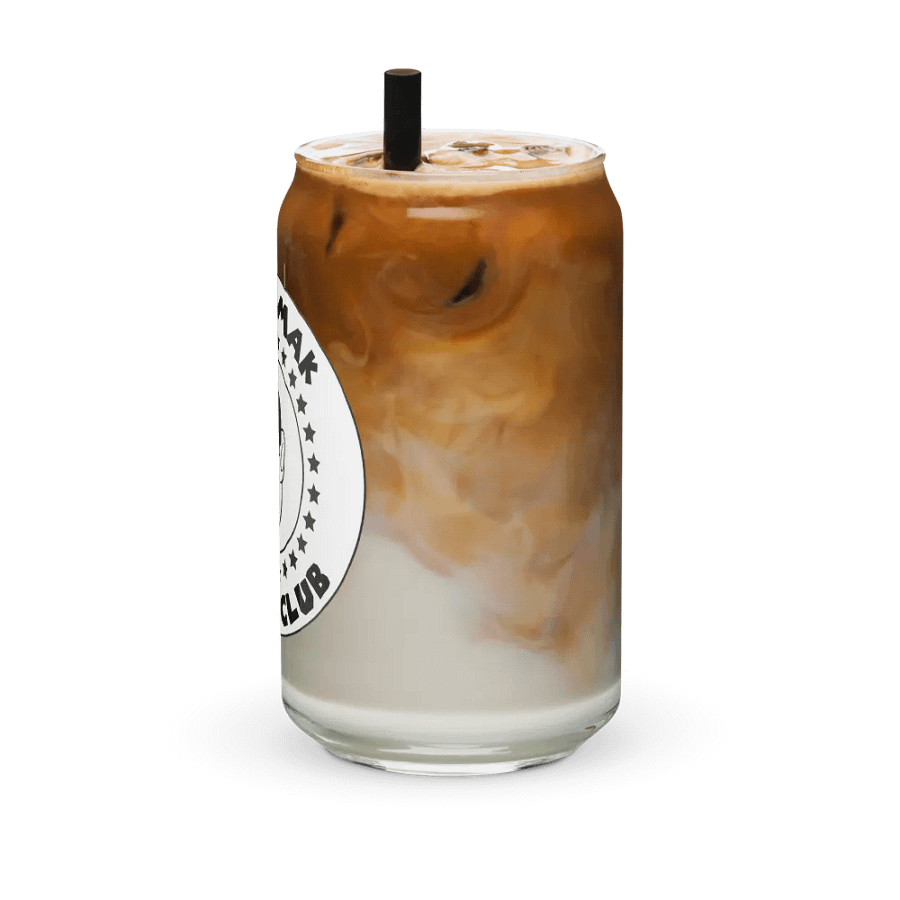 Chaos club glass can cup product image (42)