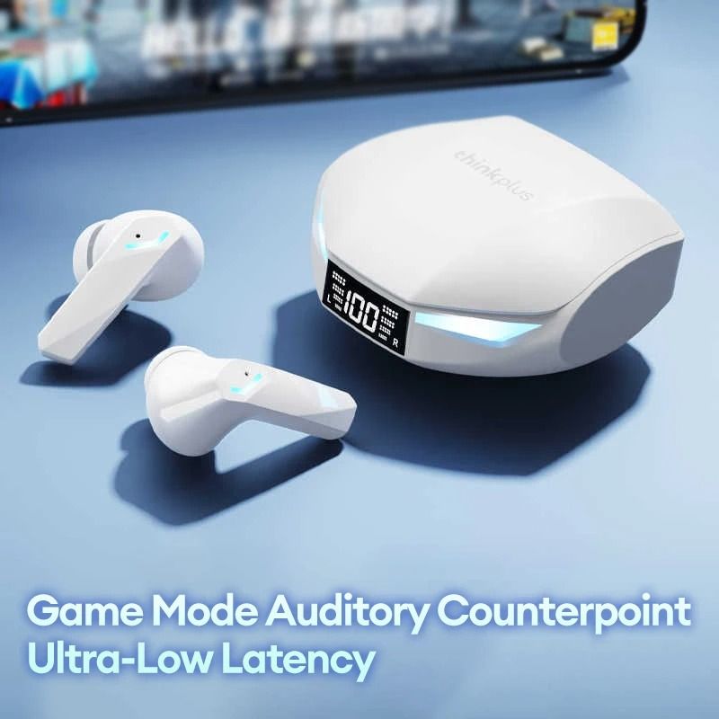 Lenovo GM2 Pro Max Gaming Earbuds | Bluetooth 5.4 | LED Display | Noise Cancelling & Waterproof product image (3)