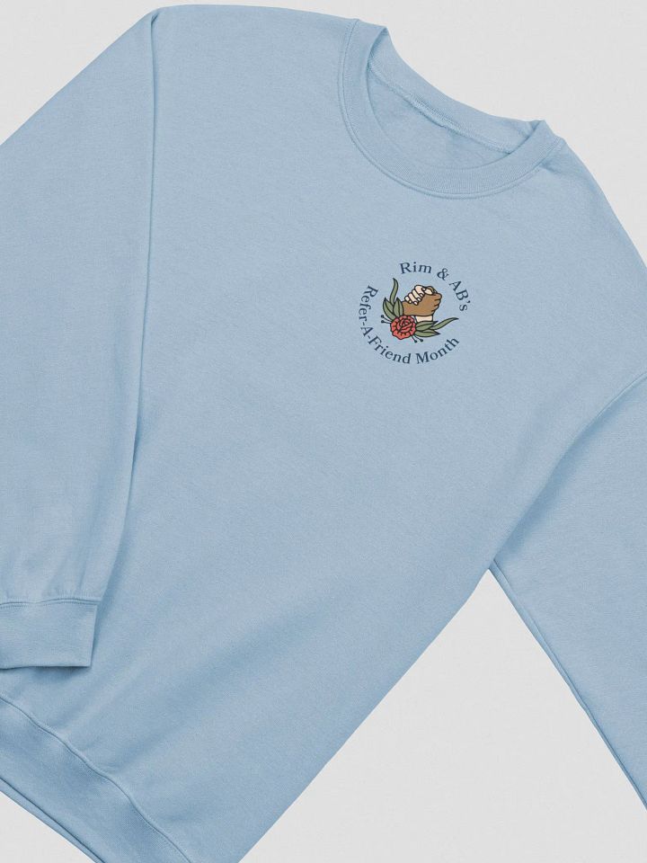 Refer-a-Friend Month Crewneck Sweatshirt (Front and back) product image (2)