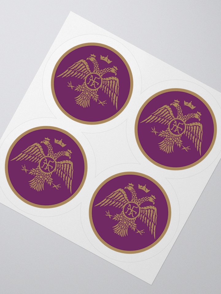ΑΥΤΟΚΟΛΛΗΤΑ ΜΕ ΤΟ ΣΗΜΑ ΤΗΣ BYZANTIUM OF CARDIFF product image (5)