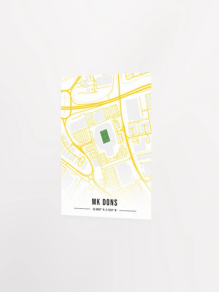 Milton Keynes Dons Stadium Map Design Poster product image (2)