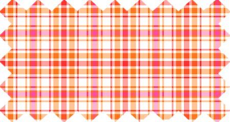 Orange and Hot Pink Plaid (CO26)