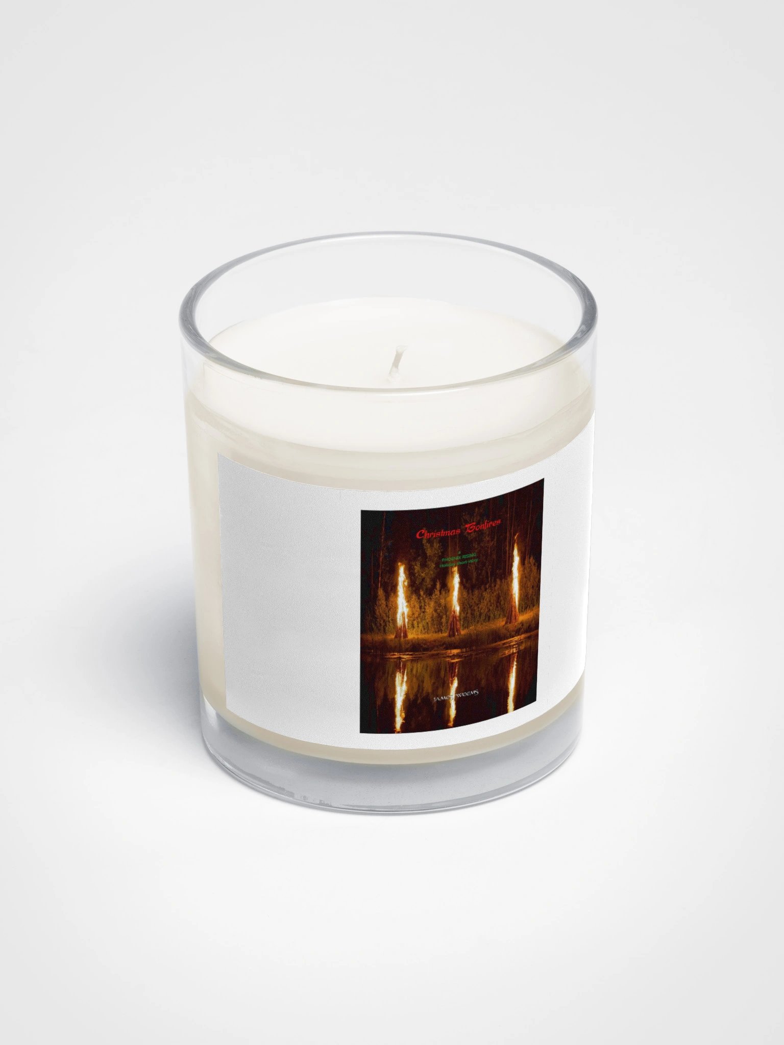 Christmas Bonfires (Phoenix Rising Holiday Story) Soy Wax Candle product image (2)