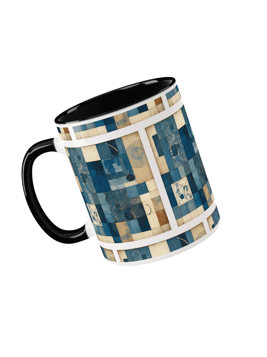 Mosaic Blues Ceramic Mug product image (6)
