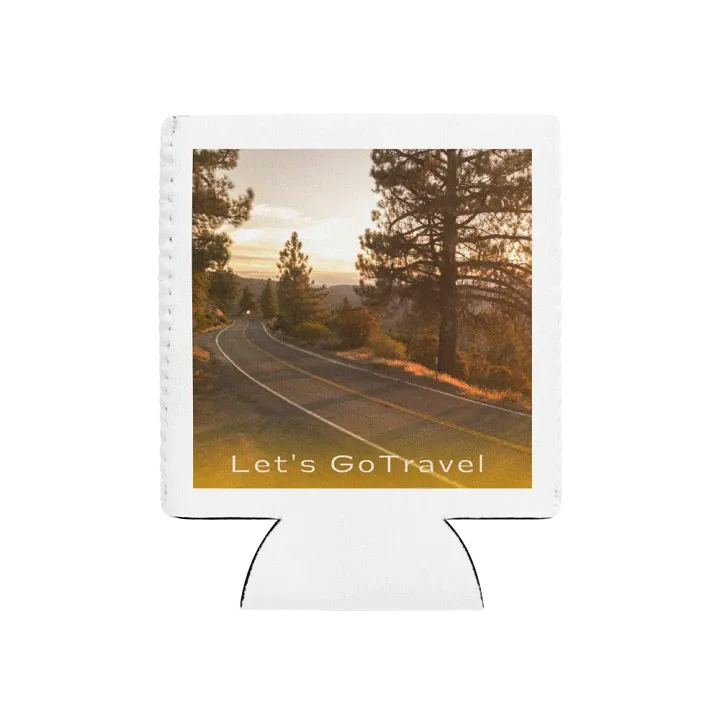 Let's Travel Can Cooler product image (1)