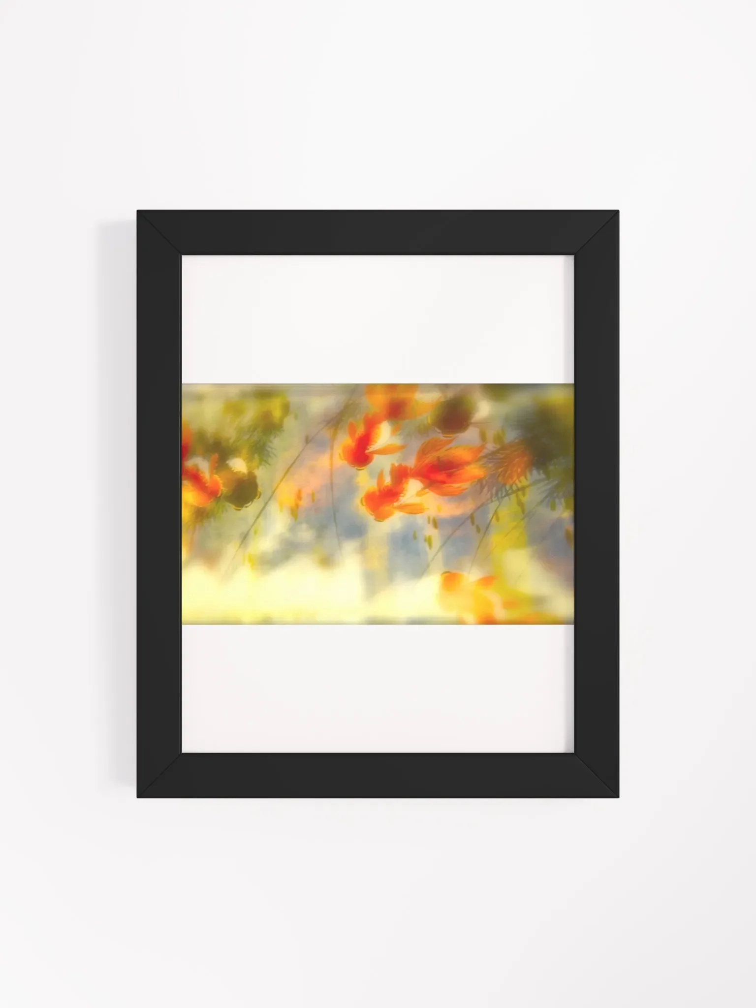Sunlit Serenity of Goldfish Framed Poster product image (8)
