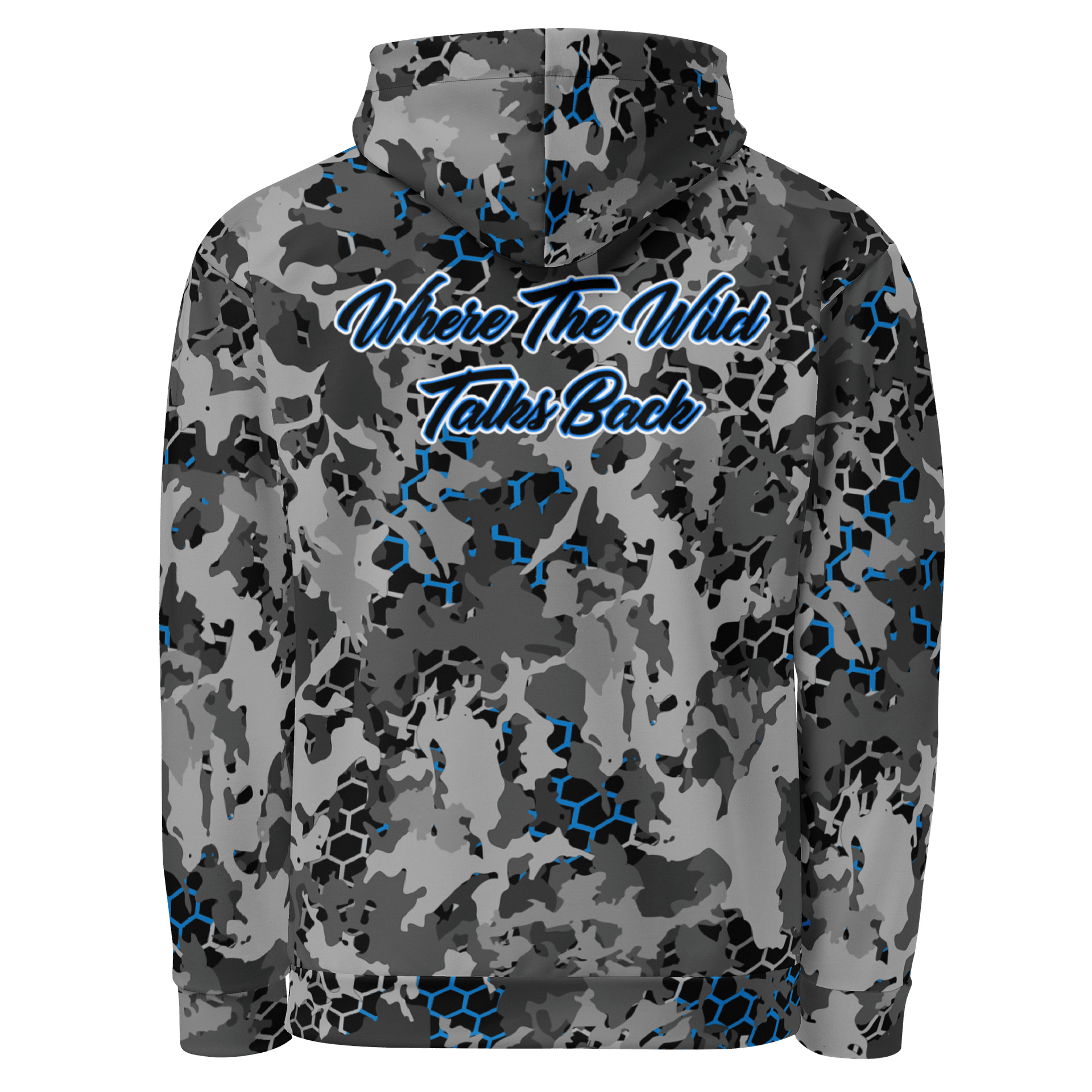 Blue Camo Honeycomb Hoodie product image (3)