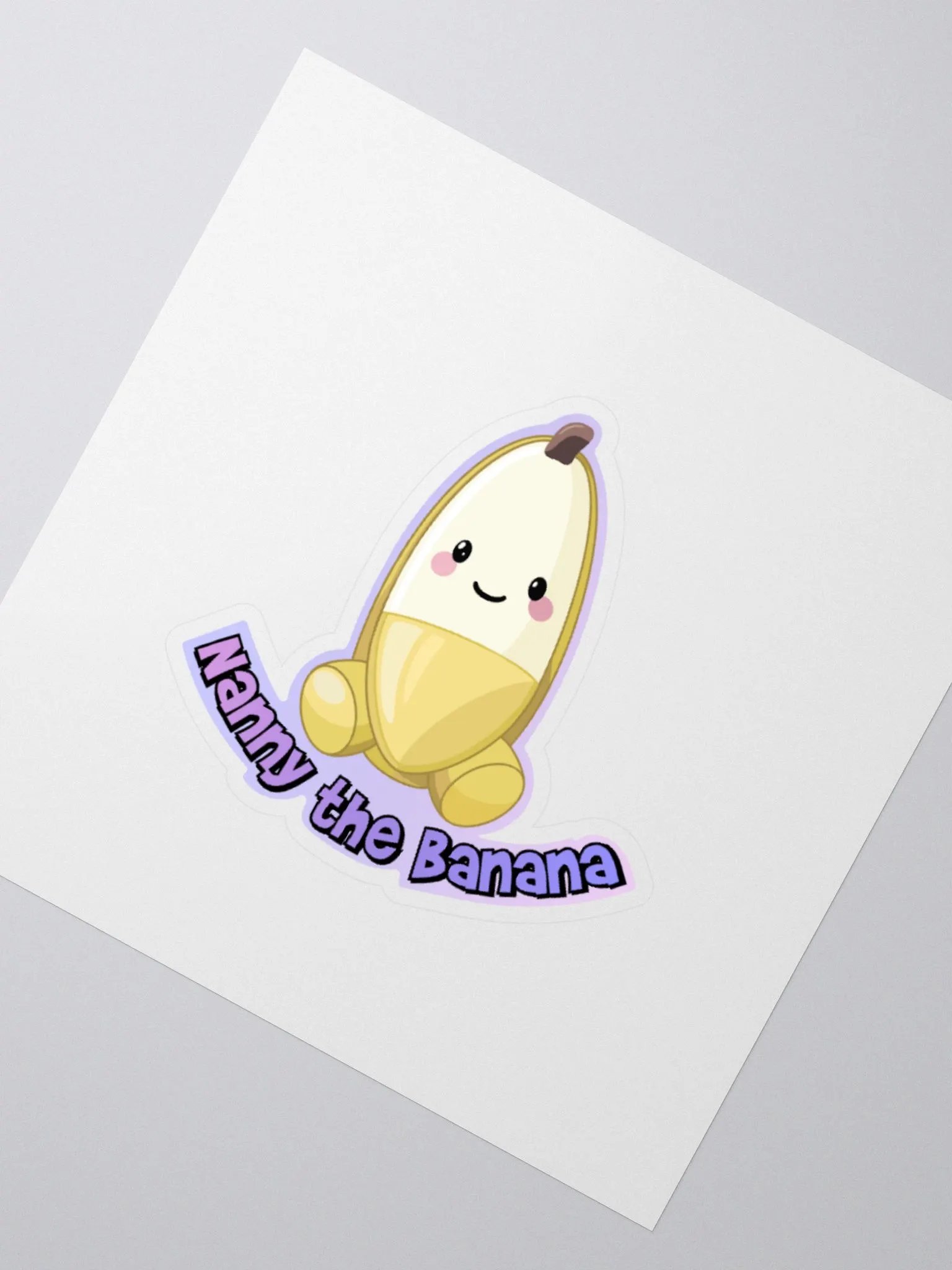 Nanny the Banana Kiss Cut Sticker product image (2)
