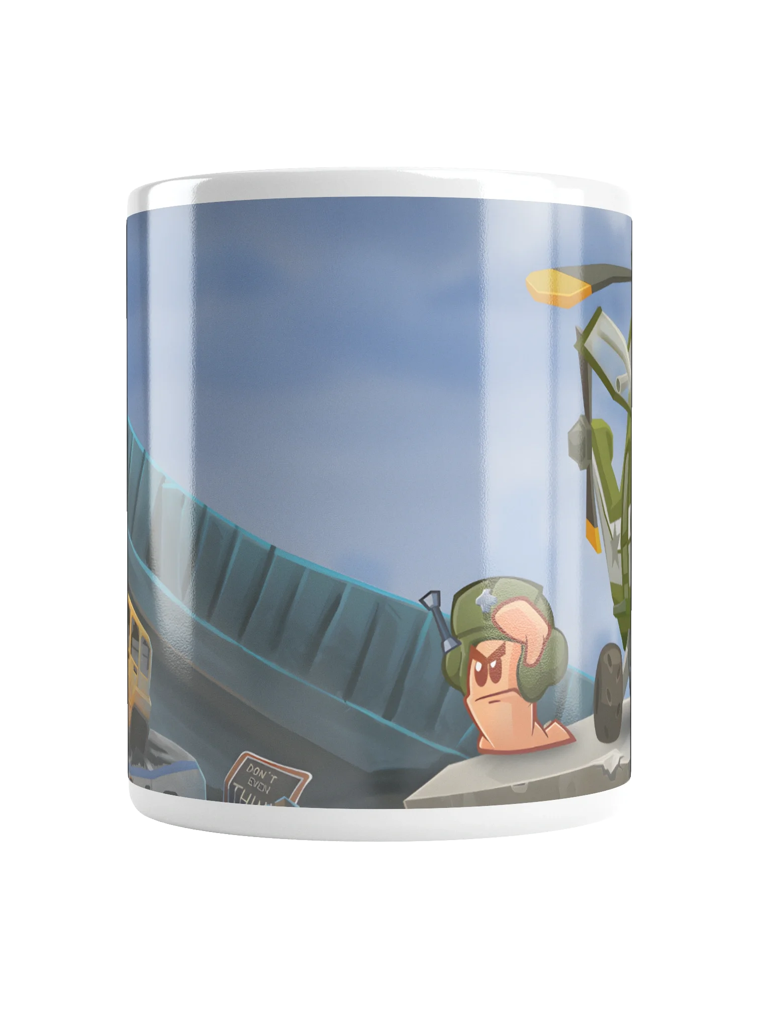 Worm & Helicopter | Posters | Mugs product image (16)