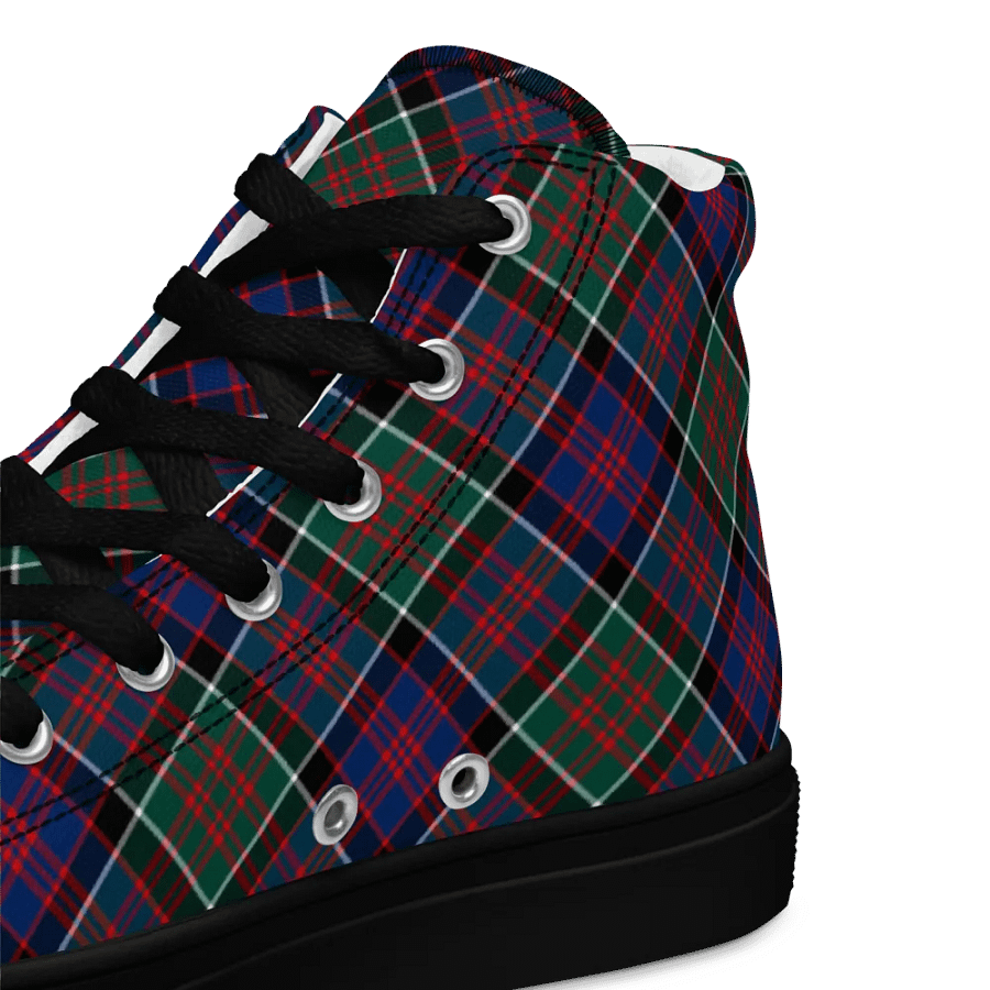 MacDonald Clanranald Tartan Men's High Top Shoes product image (12)
