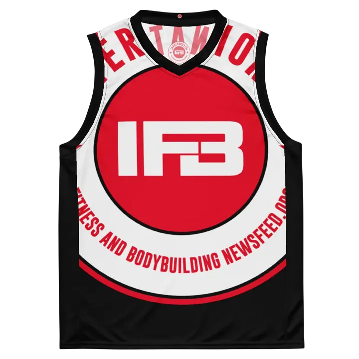 IFBNewsfeed.Org's All-Over Print Recycled Unisex Basketball Jersey product image (2)