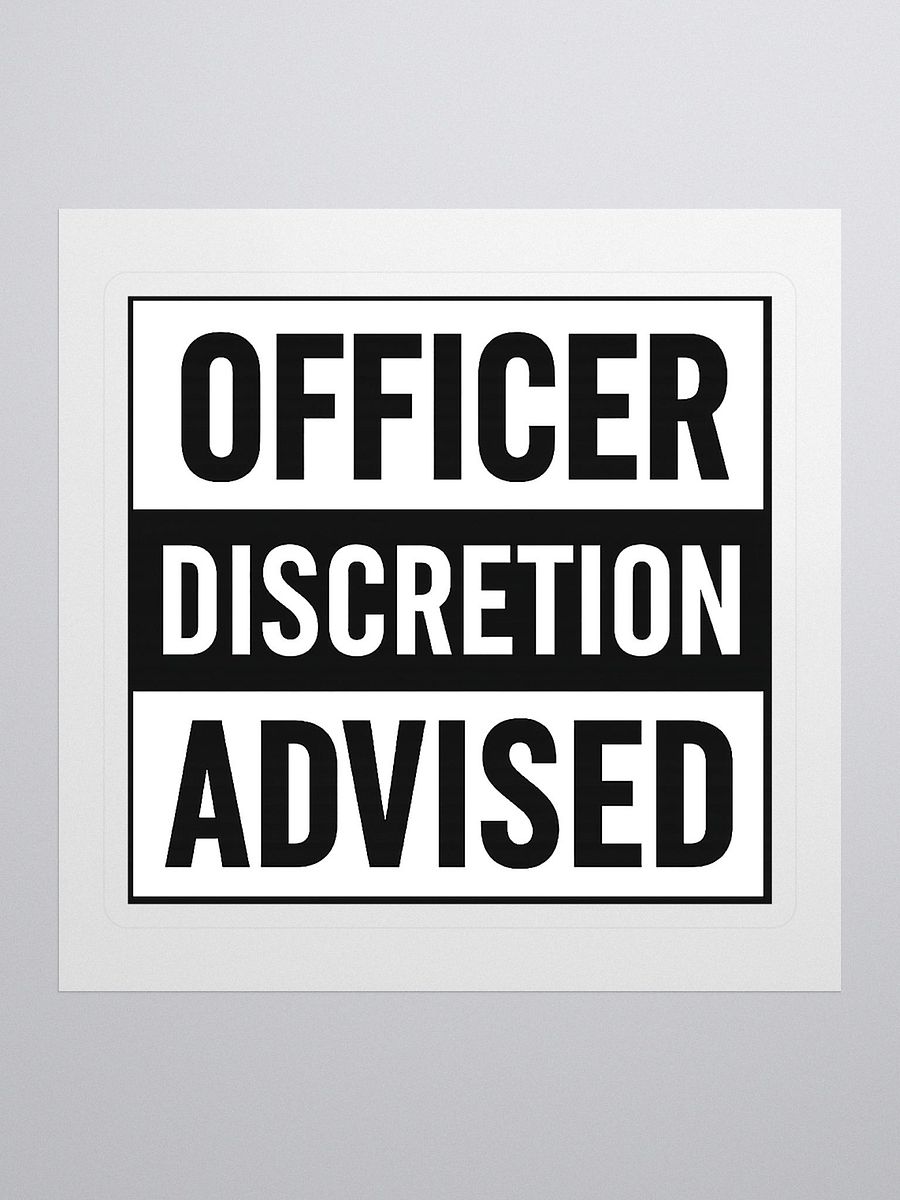Undercover Warning Stickers product image (1)