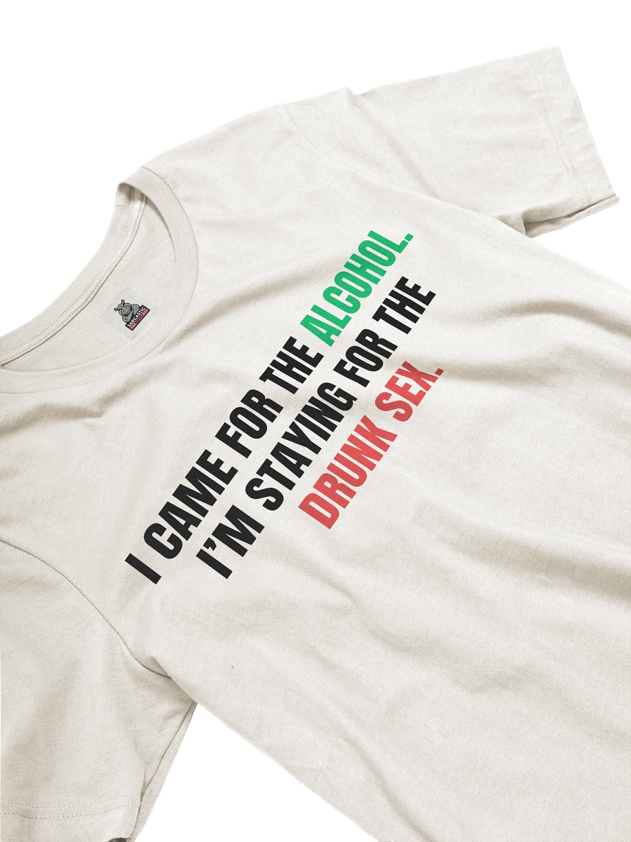 Women's I Came for the Alcohol Funny Party Shirt | Sarcastic Hippo Graphic Tee product image (3)