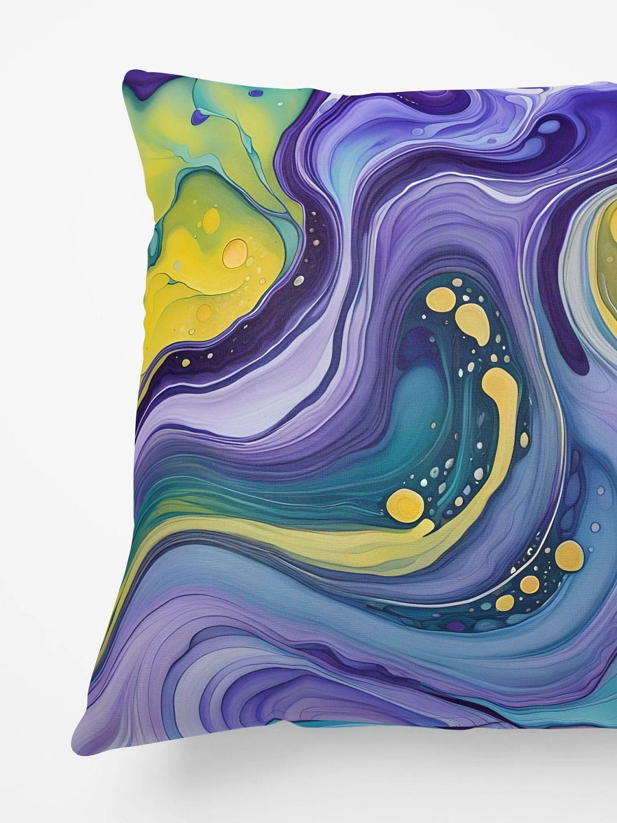 Cosmic Harmony Fluid Art Cushion product image (4)