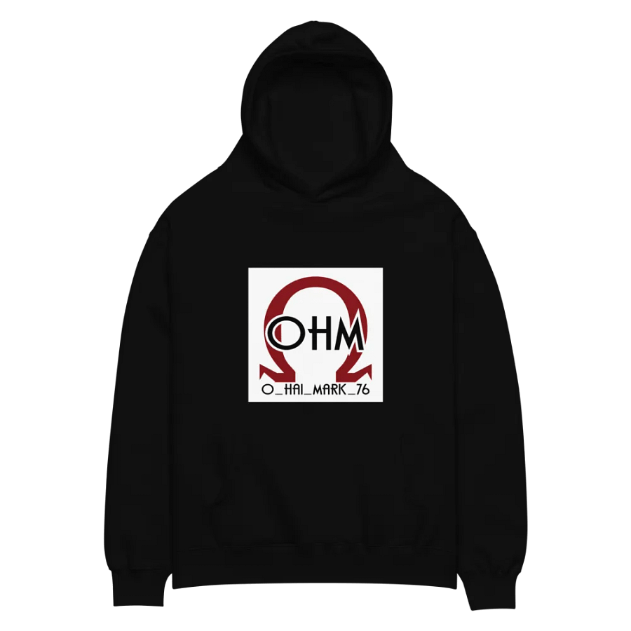 OHM Hoodie White BG product image (2)