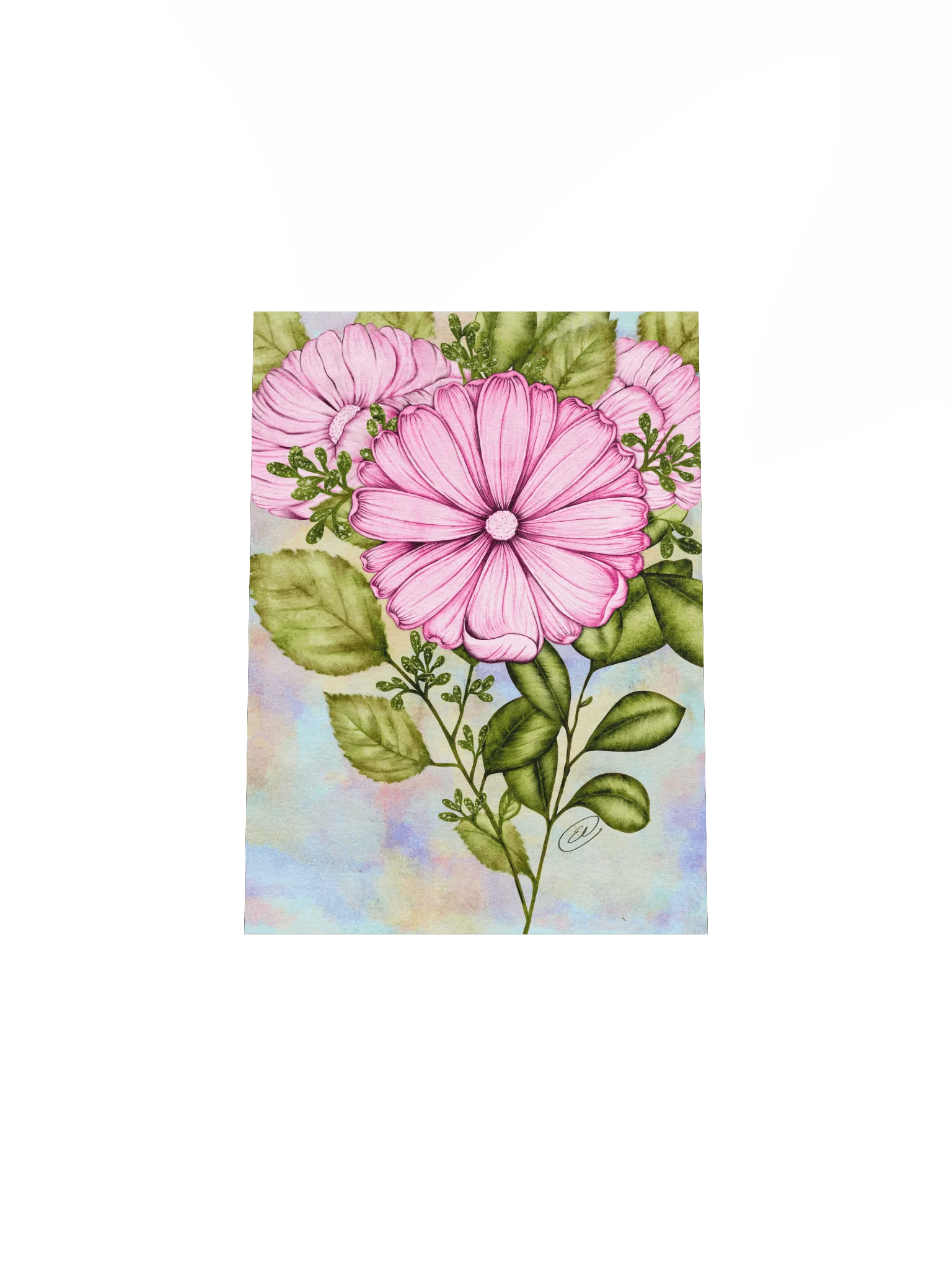 Pastel Petals Matte Poster product image (17)