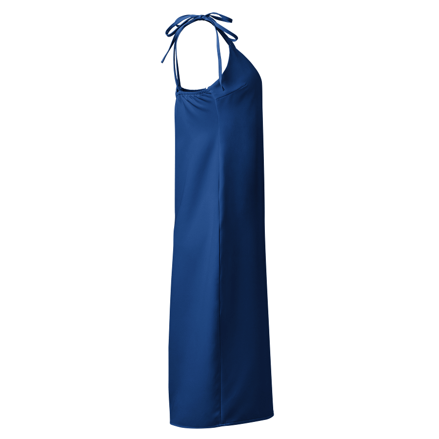 Midnight Veil Designs Sjip Dress - Blue Gothic Chiffon Midi product image (4)