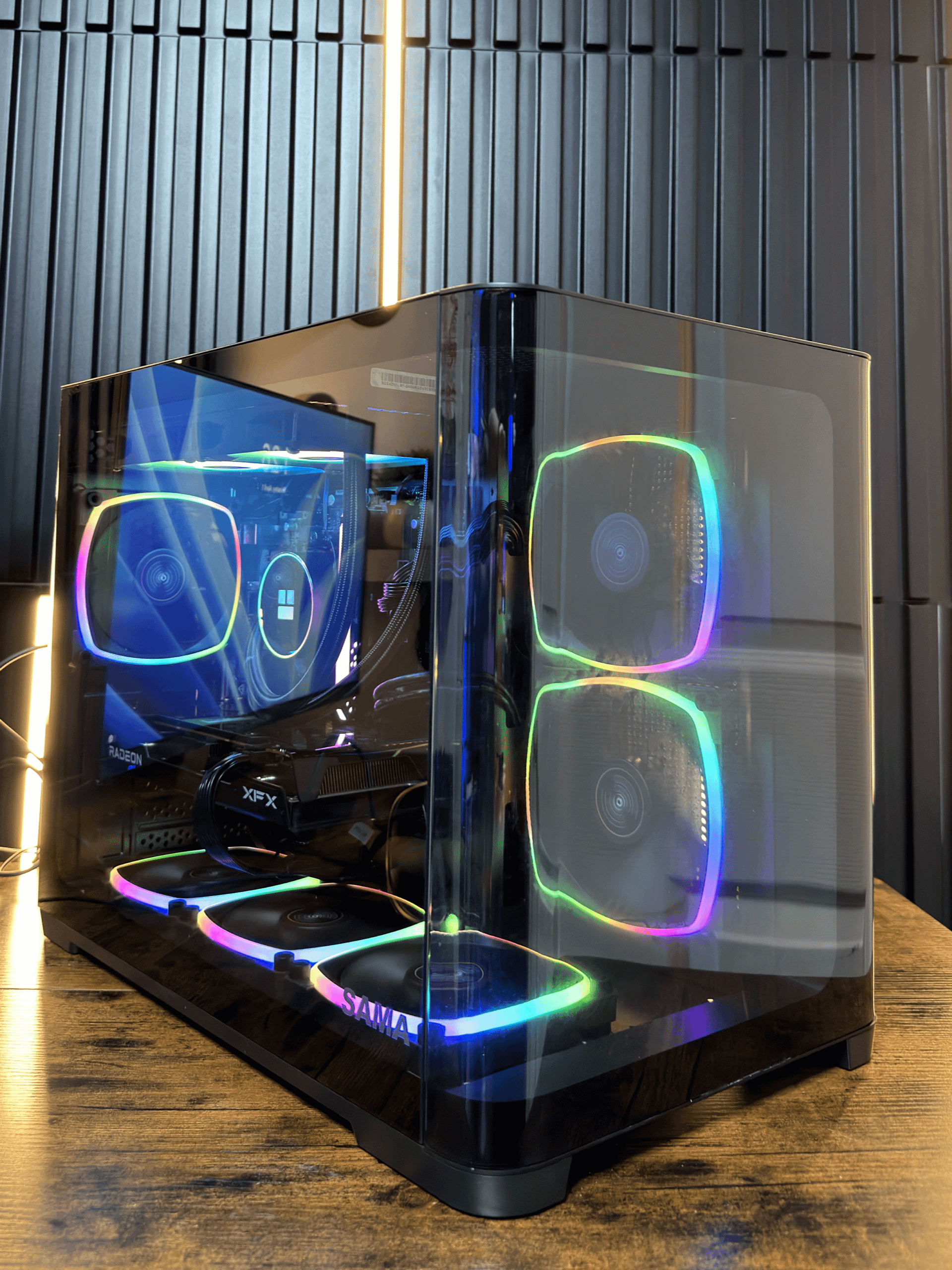 Pc Gaming Nebula Core - Ryzen 7 5700 + 9060 XT 16GB + 32GB DDR4 3200MHz + Asrock B550 product image (1)