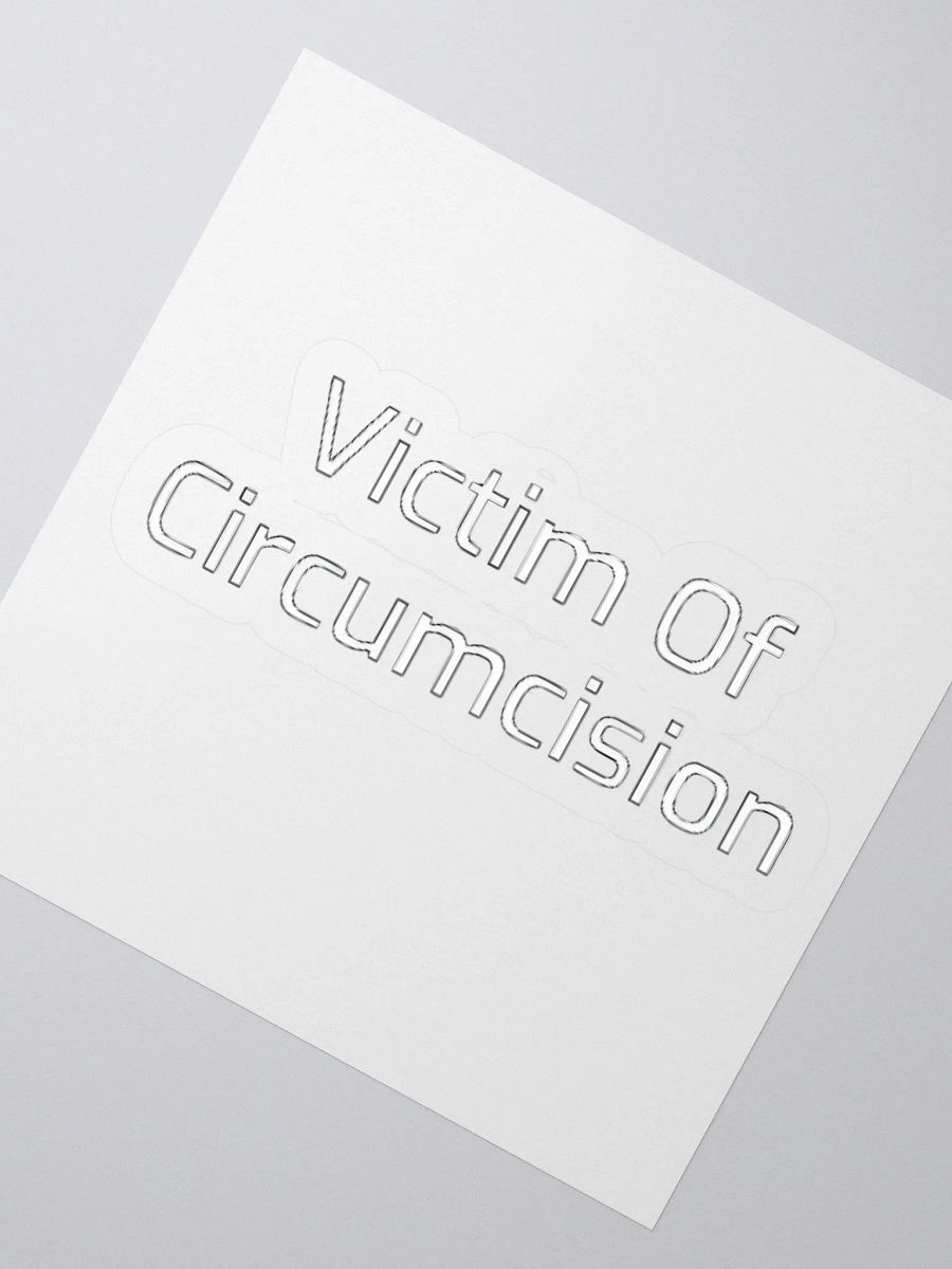 Victim Of Circumcision Sticker product image (2)