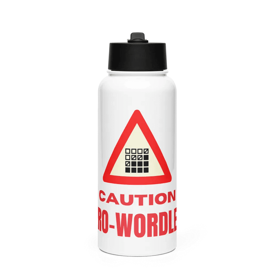 Caution Pro-Wordler Thermos product image (1)